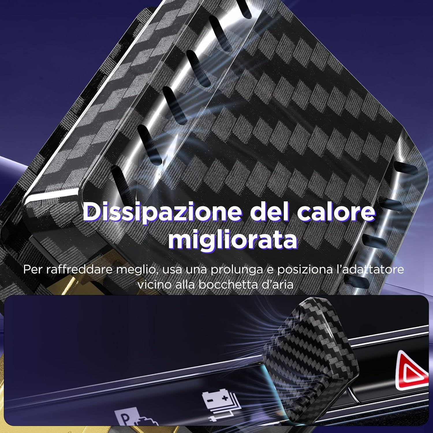 Detalle 2 de MSXTTLY U2AC-L9 Adattatore Android Auto wireless