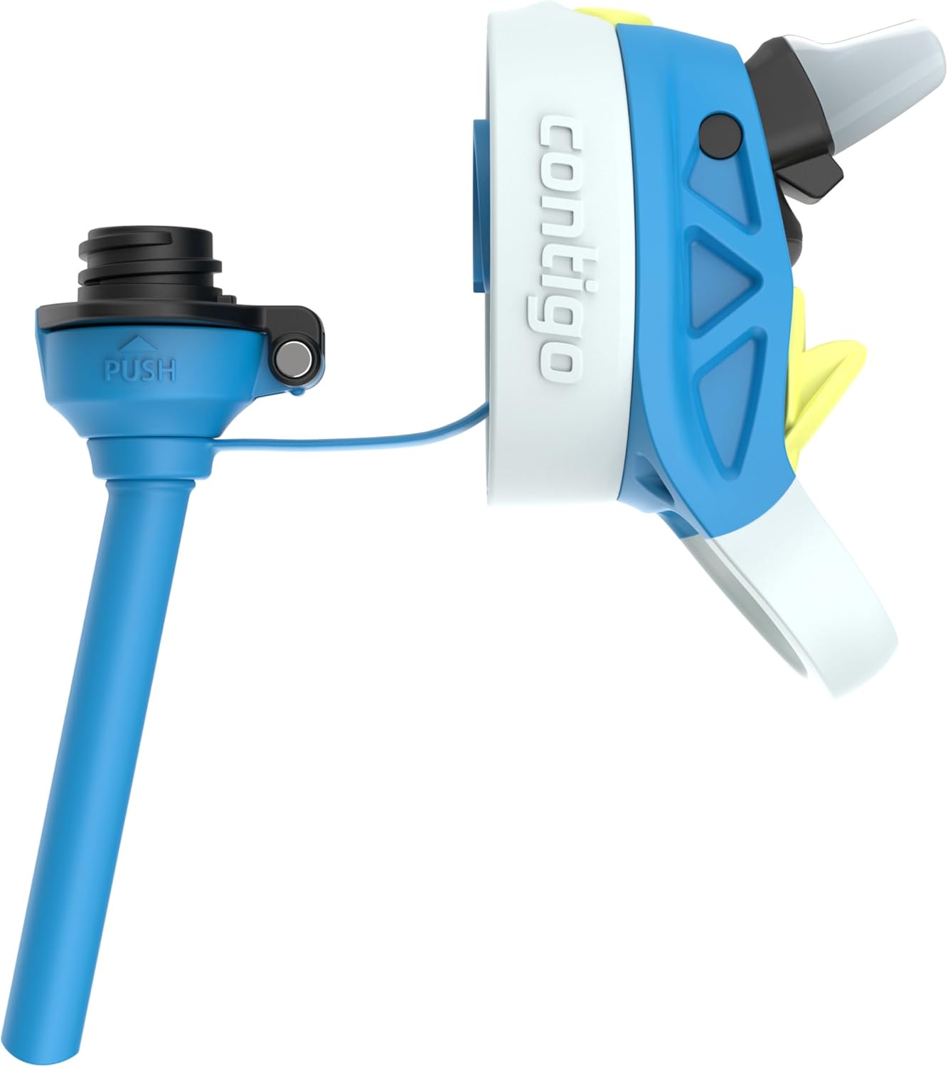 Thumbnail 5 de Contigo Autospout Water Bottle with Straw 13 oz Blue Poppy/Glacier