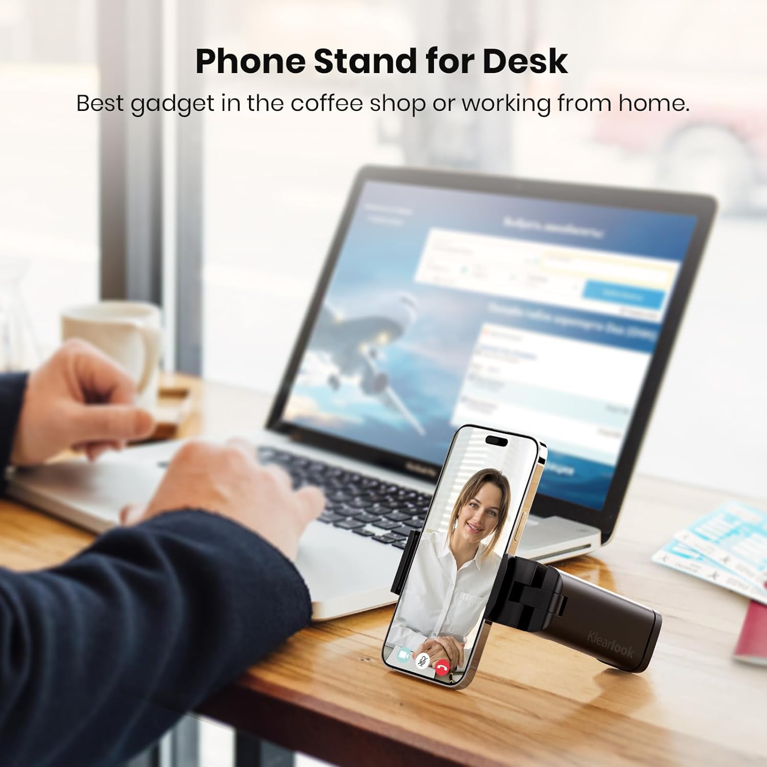 Thumbnail 3 de Klearlook Universal Airplane Phone Holder 360°