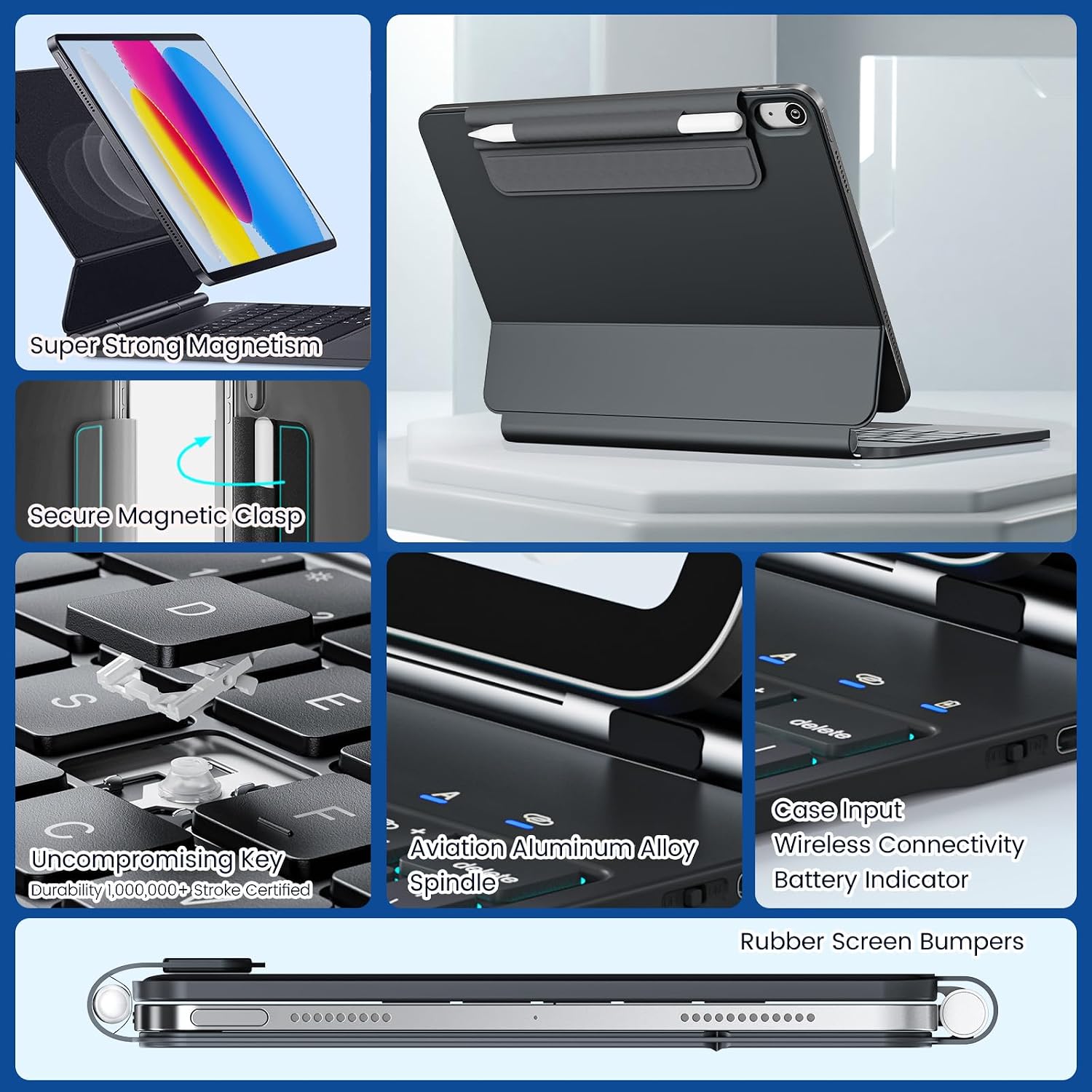 Thumbnail 4 de RAYMCRAFT Keyboard Case for iPad 11th 10.9"