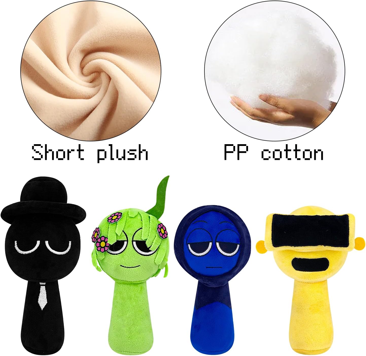 Detalle de Plush Toys: Horror Games Plushies – 10-Inch Soft Stuffed Animal Pillow Figure for Fans
