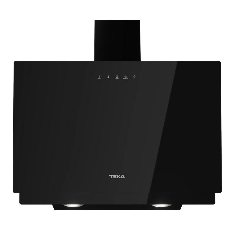 Detalle de Teka DVN 67050 TTC BK – Campana decorativa vertical de 60 cm, acabado negro