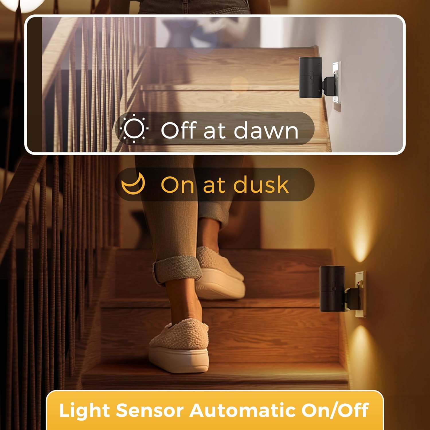 Detalle 2 de LOHAS-LED Plug-in Night Light 3000K, dimmable 🌙