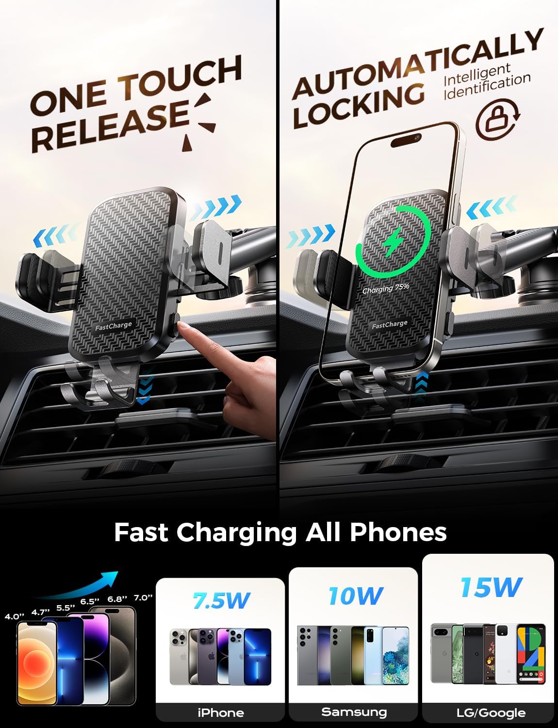 Thumbnail 3 de CHGeek 15W Wireless Car Charger