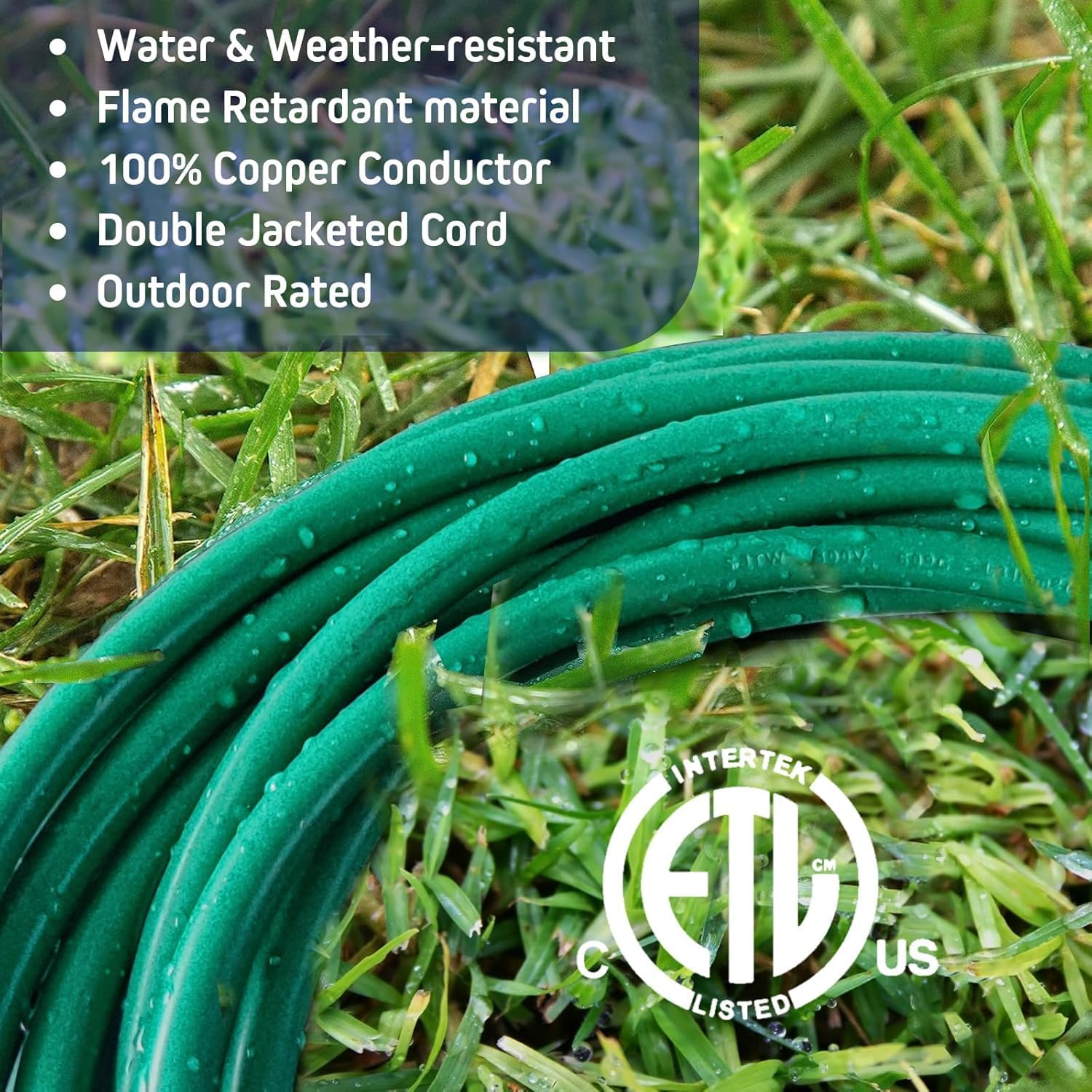 Thumbnail 4 de Belllights B525 50 ft Outdoor Extension Cord, 6 Covered Outlets, 16/3 SJTW