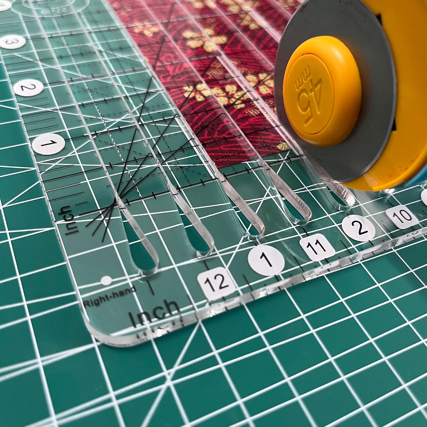 Detalle de Quilting Ruler, 12.5" x 12.5