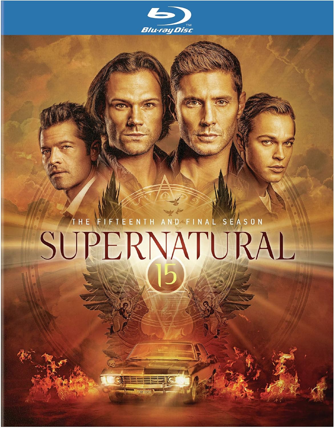 Detalle de Supernatural: The Fifteenth and Final Season Blu-ray, 4-Disc Set