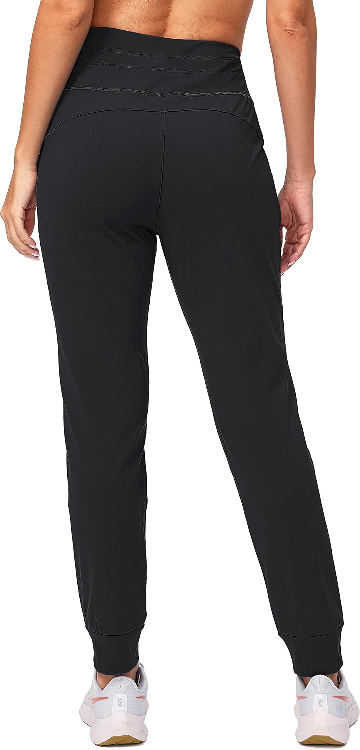 Detalle de G Gradual Women's Fleece-Lined Joggers, Water-Resistant High-Waisted Hiking Pants