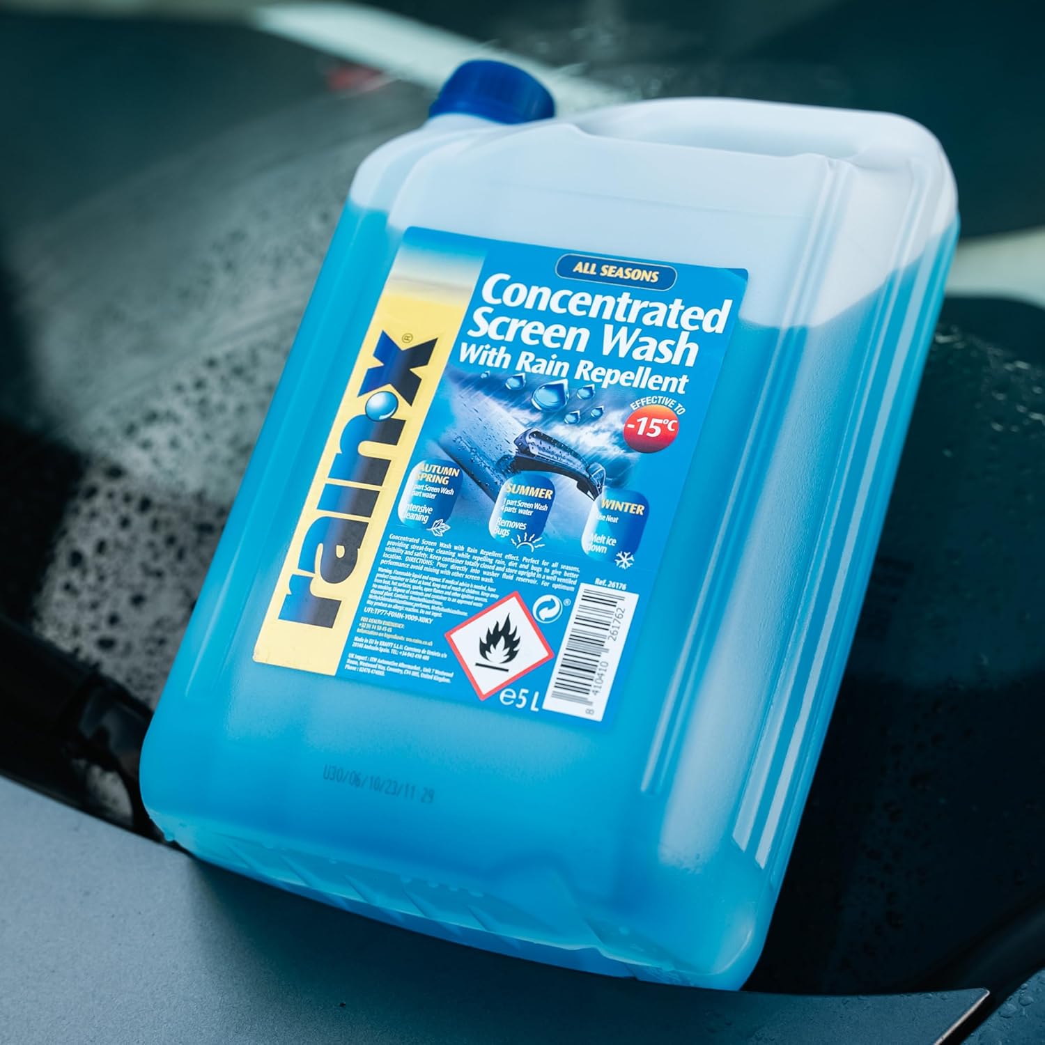Thumbnail 6 de Rain-X Concentrated Screenwash with Rain Repellent – Superior Visibility & Protection for All Seasons (5L)