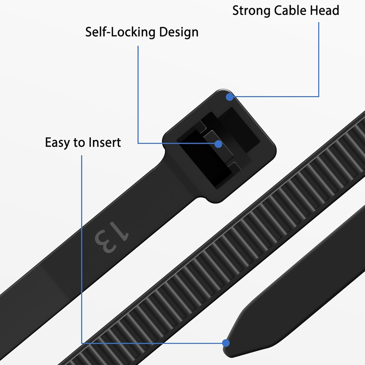 Thumbnail 4 de Haiane 1000 Kabelbinder 300 mm 🛠