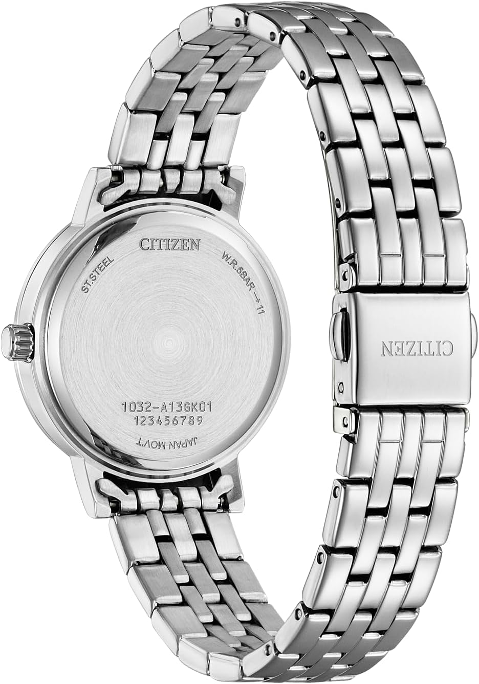 Detalle 2 de Citizen EL3100-55X Damenquarz Elegance – Silber, 31 mm Gehäuse