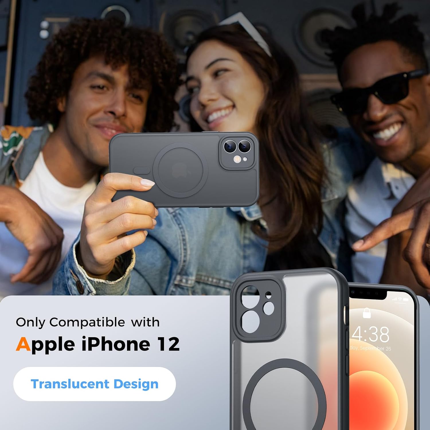 Thumbnail 5 de EASDNB iPhone 12 Hülle Magsafe 2400 Gauß