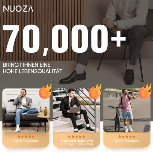 Thumbnail 6 de NUOZA 12 Paar Herrensocken, weiß, Größe 39–42, 81 % Baumwolle
