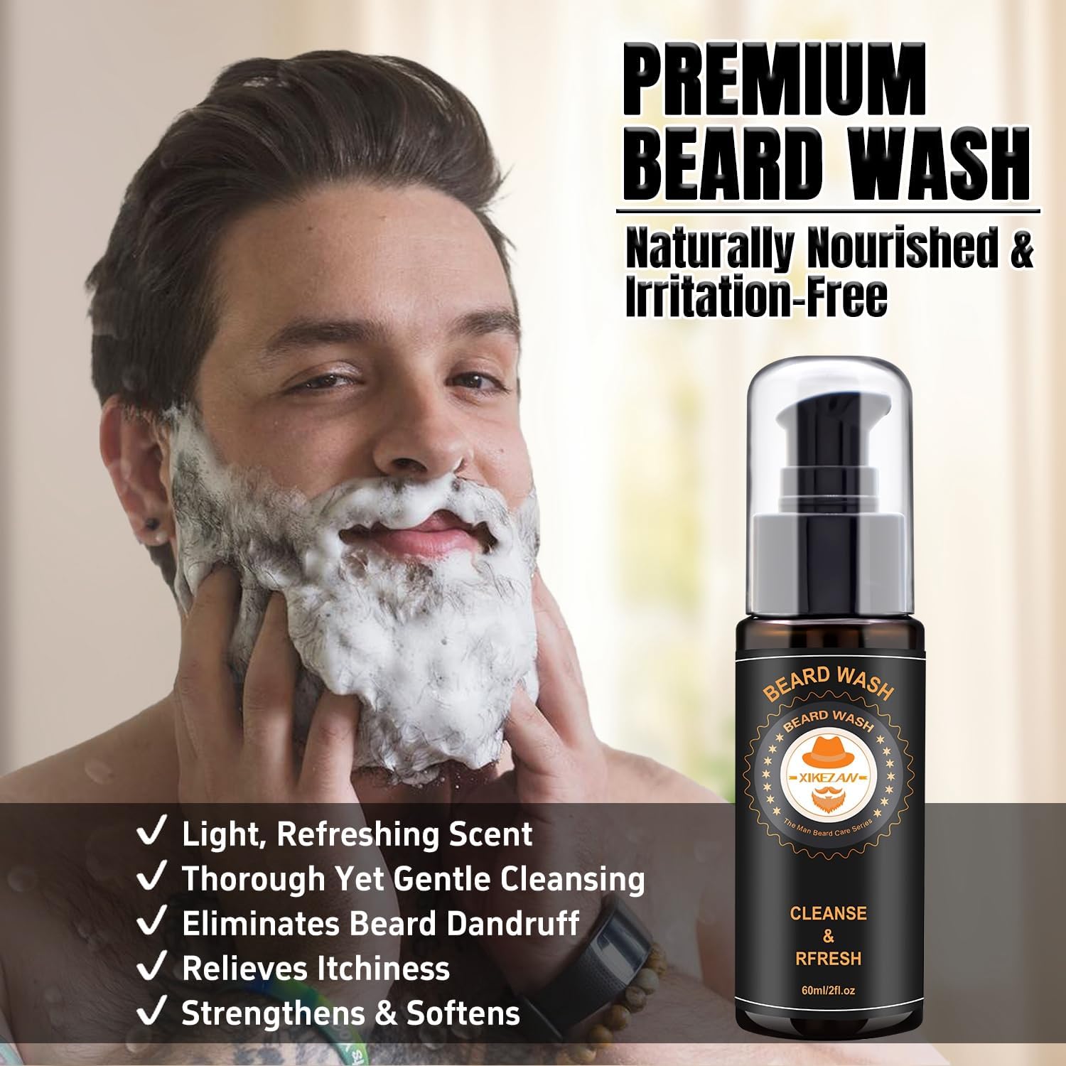 Detalle 2 de XIKEZAN Coffret soin barbe 🧔