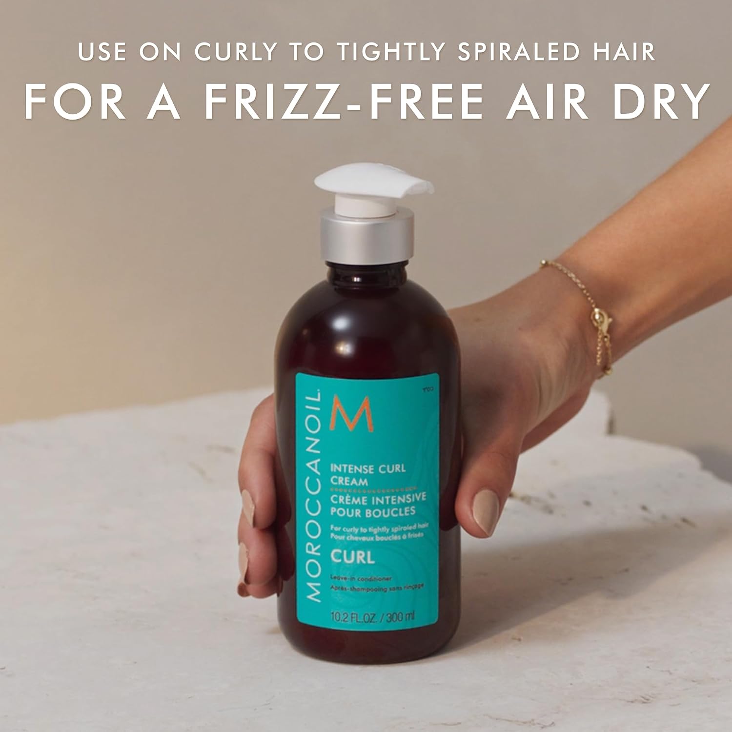 Detalle 2 de Moroccanoil Intense Curl Cream MORBBITCC300, Curl-Defining Cream, 10.2 Fl. Oz.