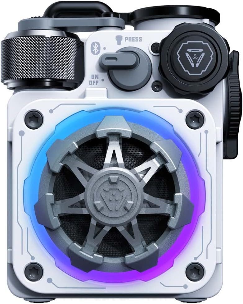 Thumbnail 6 de Muzen Cyber Cube-Pro Bluetooth Speaker: Compact, Rugged, and RGB-Alive