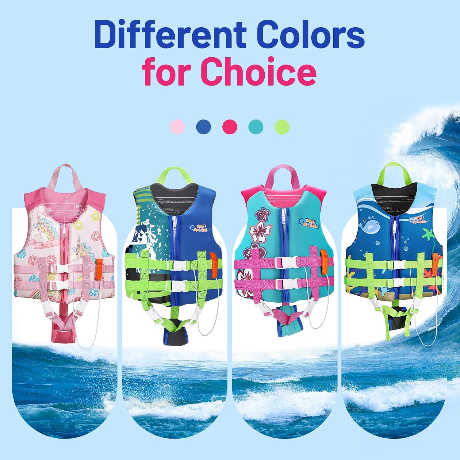 Thumbnail 6 de HeySplash Toddler Swim Vest 30-50lbs