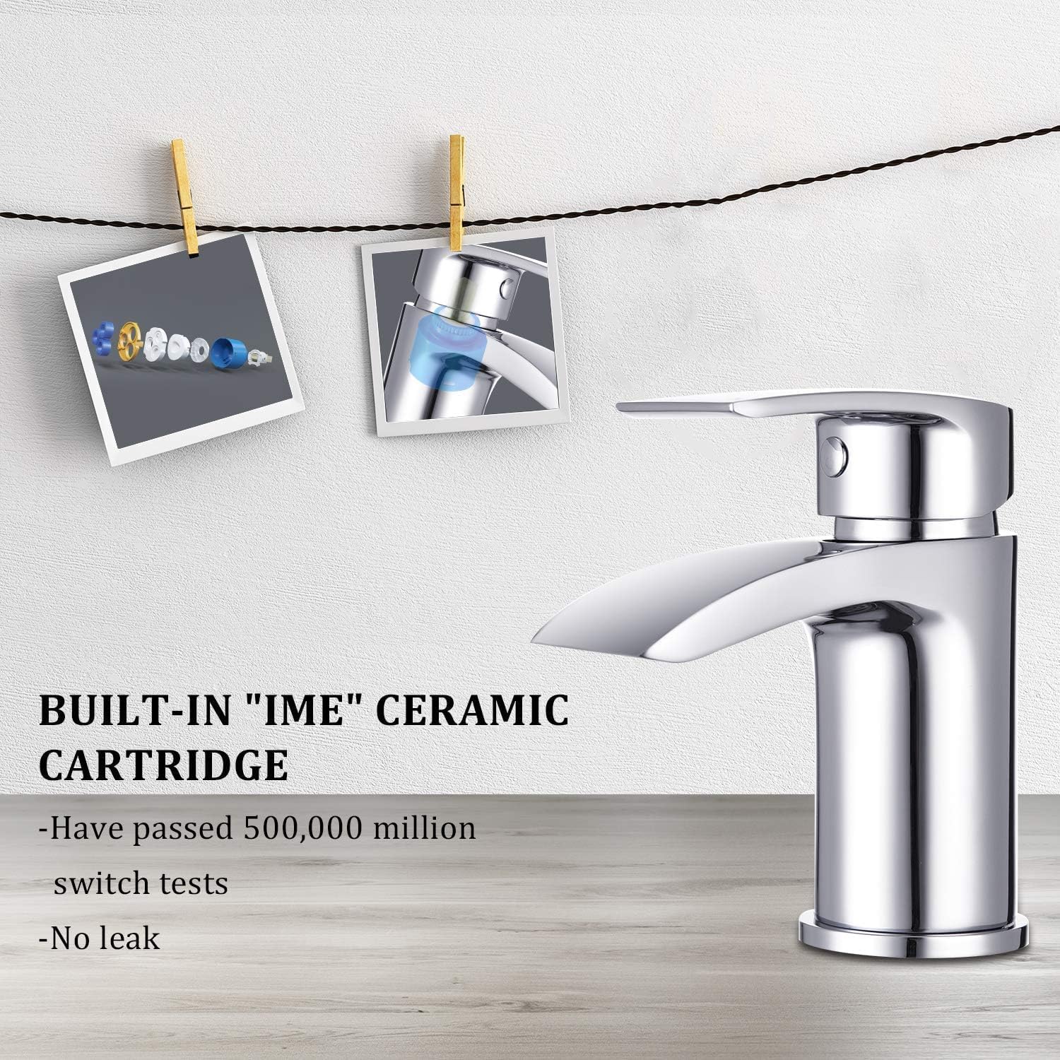 Thumbnail 4 de Funime Basin Tap Mixer Waterfall