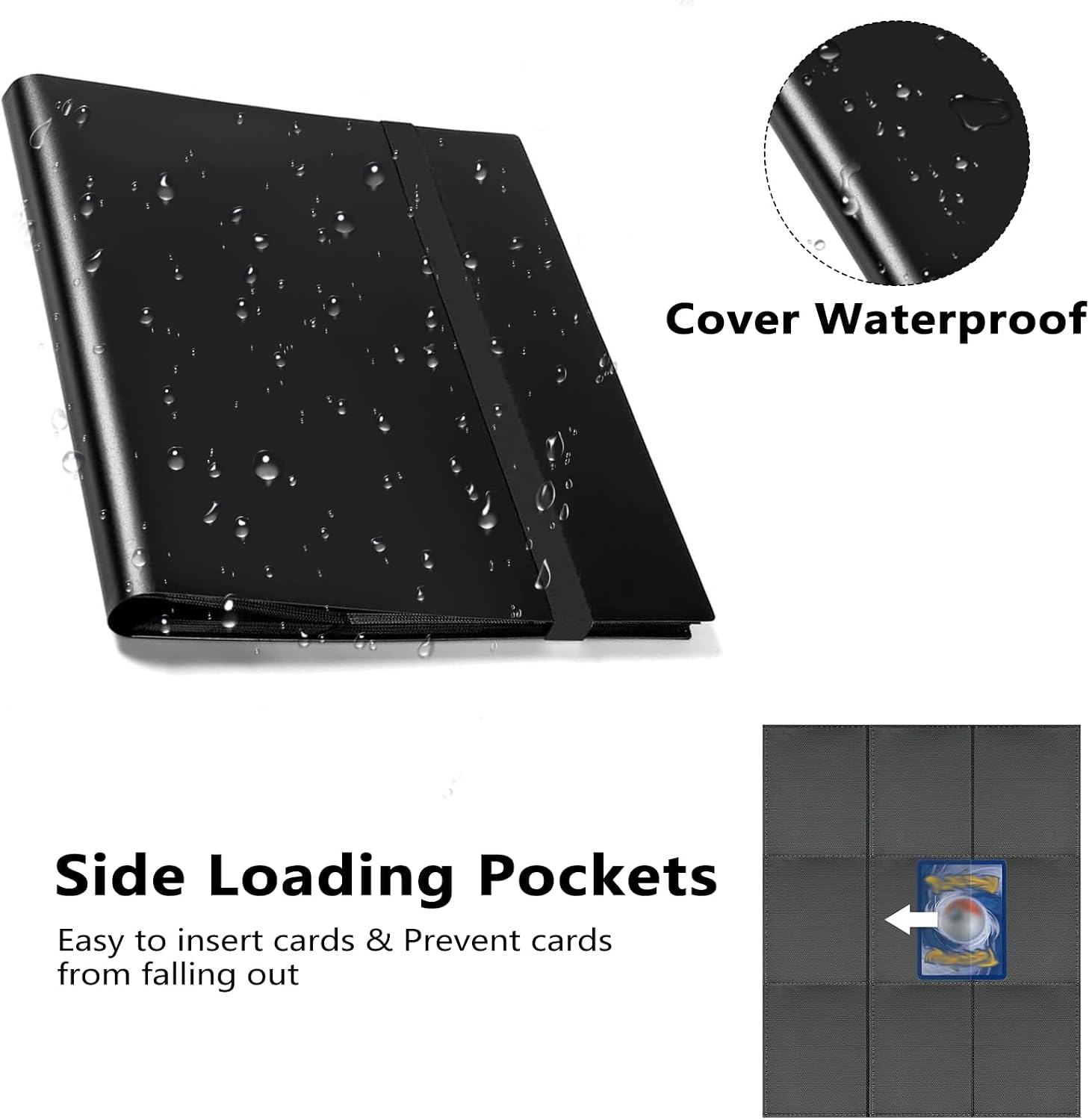 Thumbnail 4 de AMSGANK Trading Card Binder, 540-card capacity