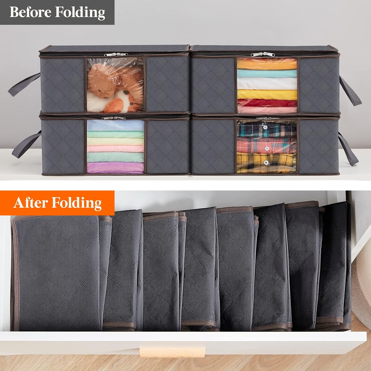 Thumbnail 4 de Lifewit Clothes Storage Bags 6-Pack