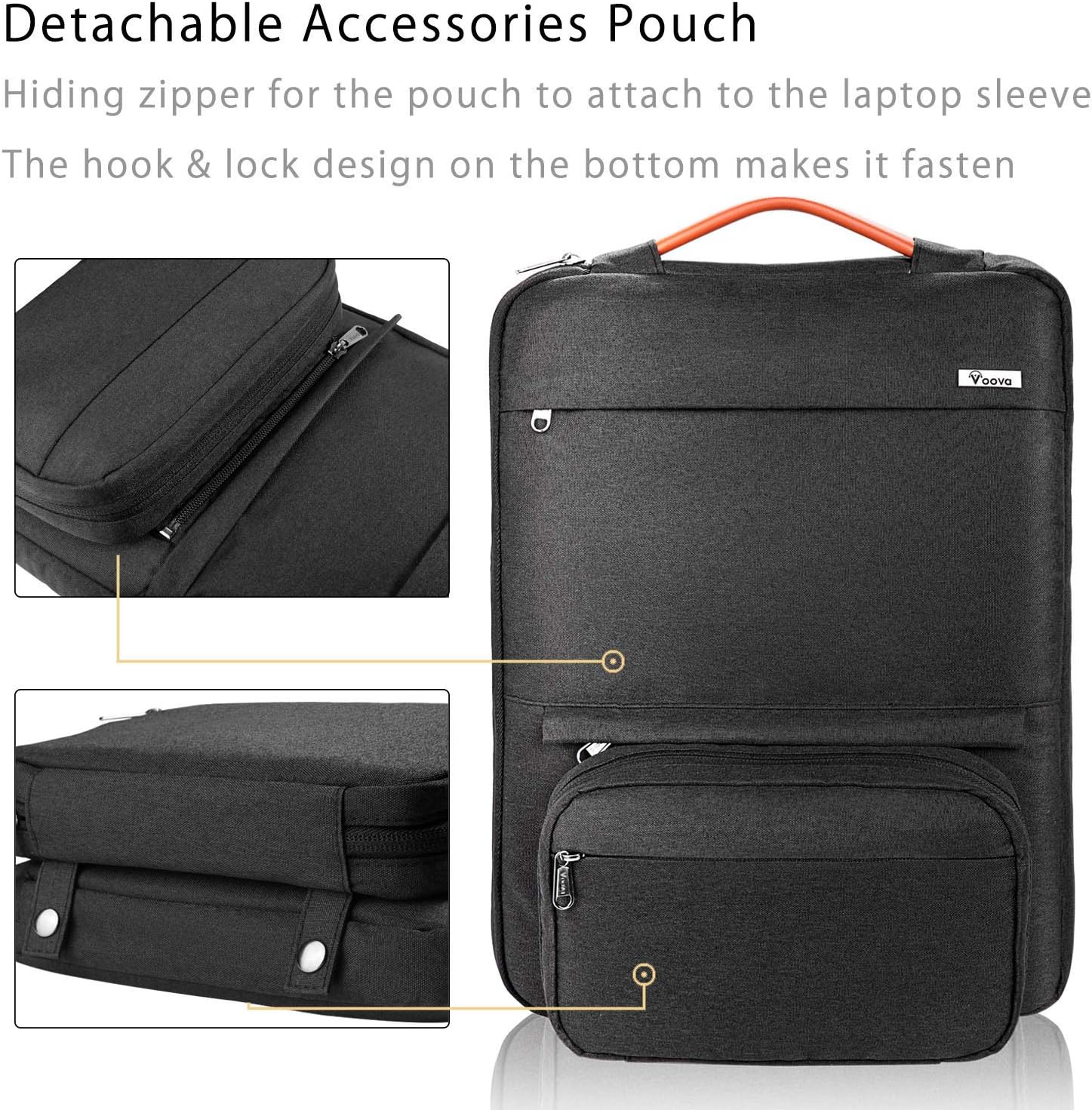 Detalle 2 de Voova Laptop Sleeve Case 15.6-inch waterproof sleeve