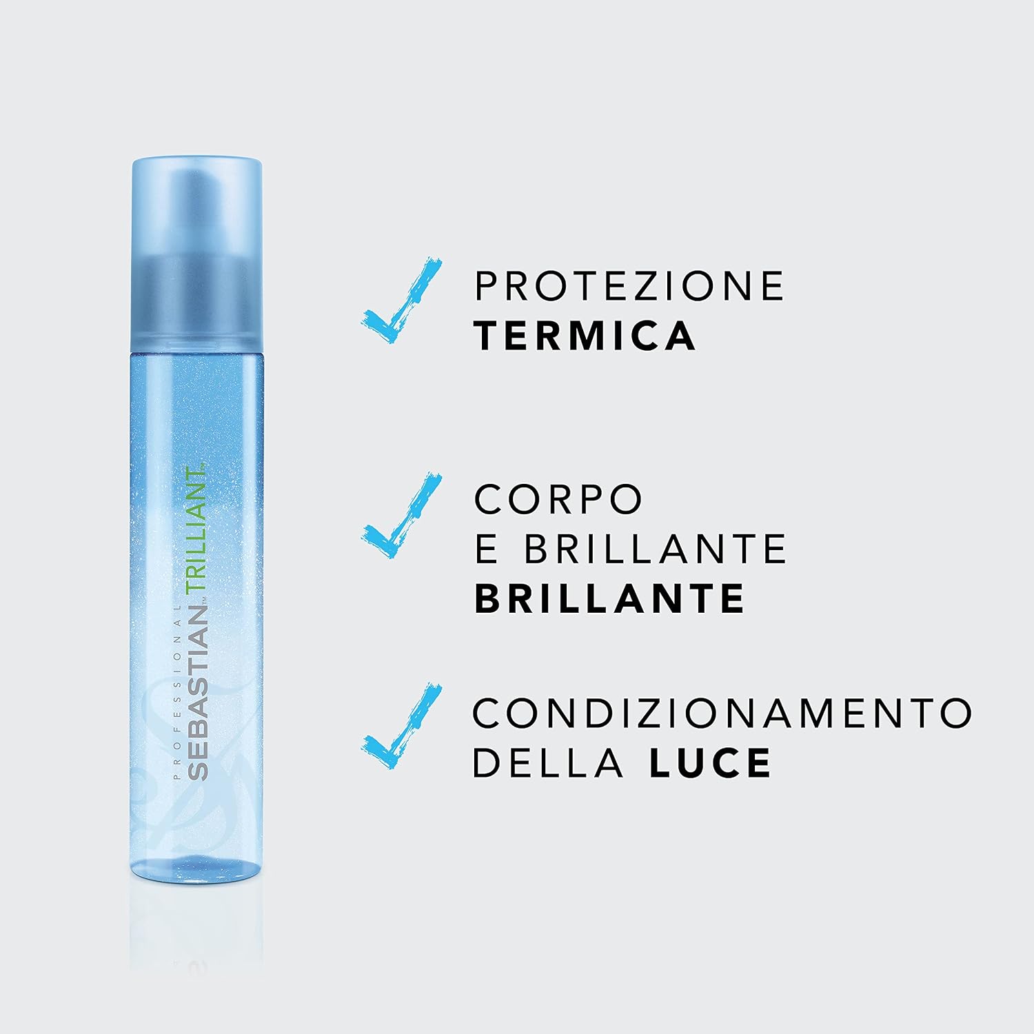 Detalle 2 de Sebastian Trilliant Spray 150 ml Termoprotettore per capelli