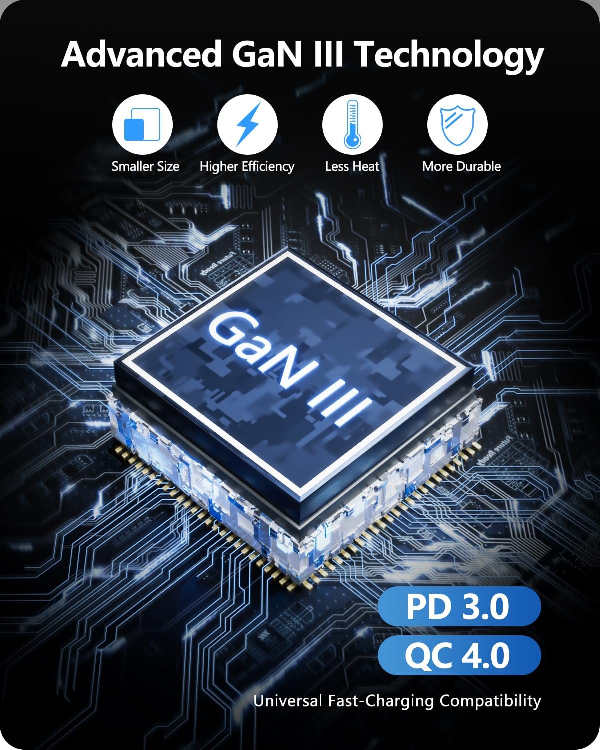 Thumbnail 4 de LENCENT Reiseadapter 100 W GaN3 mit QC4,0