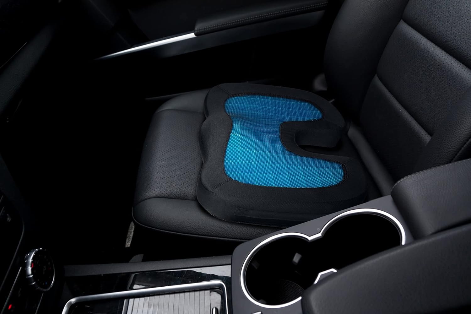 Detalle de Lifenaxx U-Shape Gel Insert Silicone Coccyx Cushion Memory Foam Seat LX-014: supporto ortopedico per sedersi al meglio