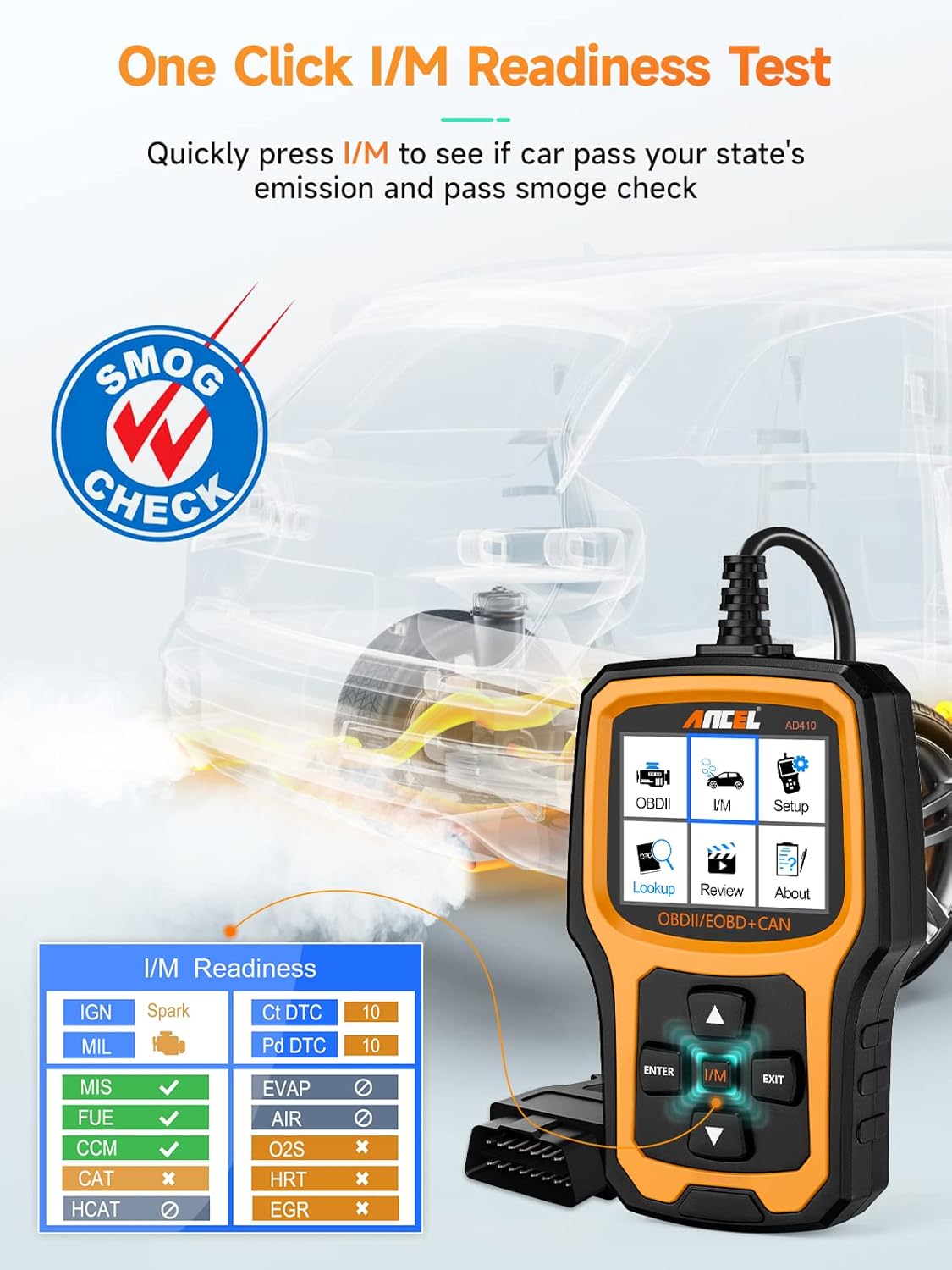 Detalle 2 de ANCEL AD410 OBD2 Scanner 1996+