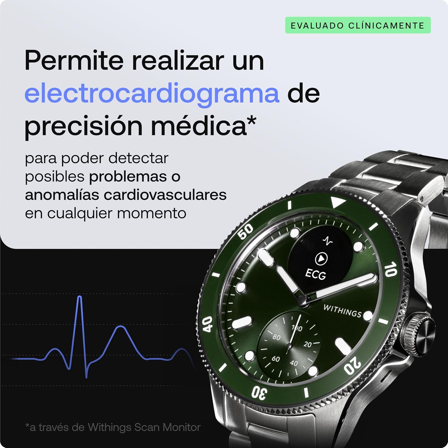 Thumbnail 2 de WITHINGS ScanWatch Nova reloj híbrido ECG