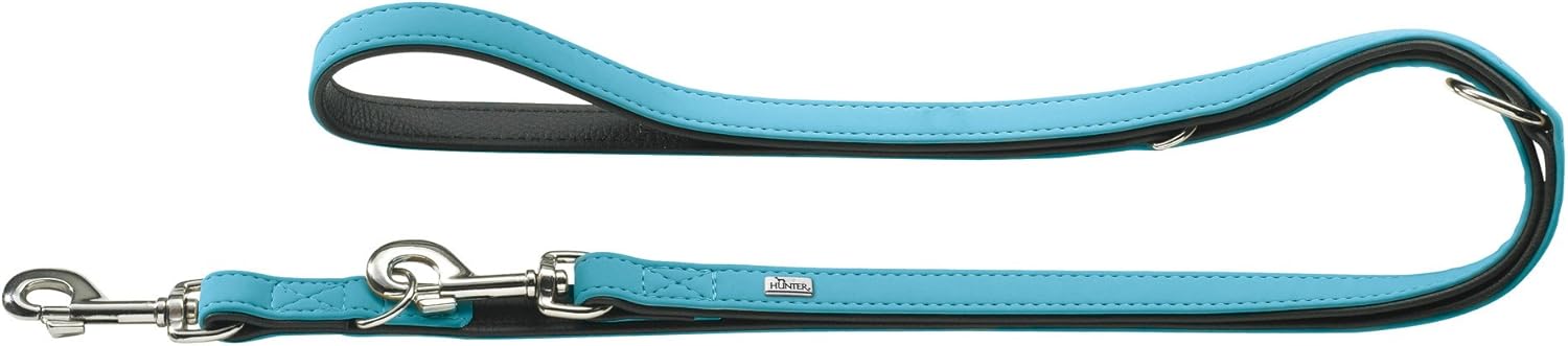 Thumbnail 4 de HUNTER Softie verstellbare Hundeführleine (3-fach) in Nubukoptik – rot/schwarz, 15/200