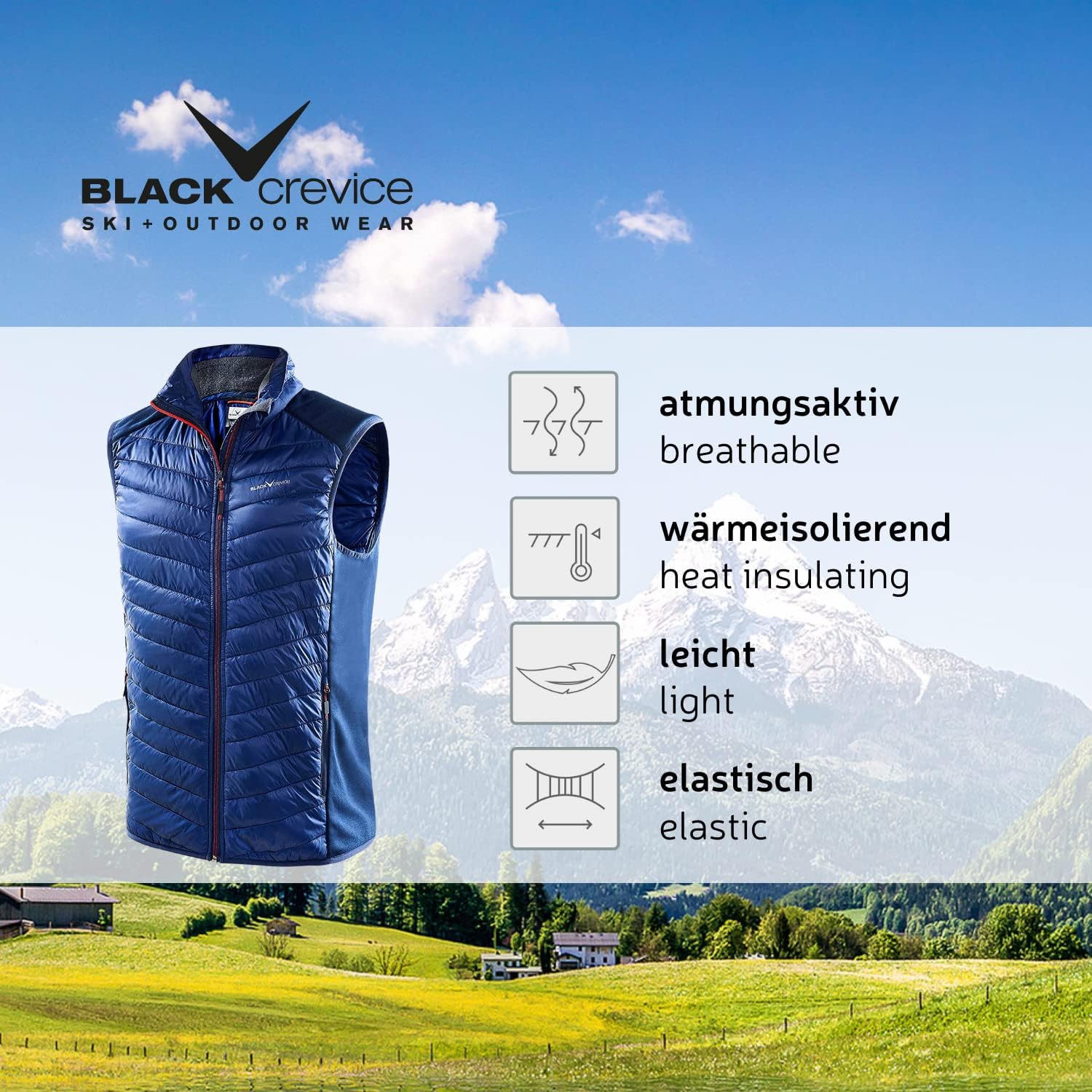 Detalle 2 de Gilet trapuntato uomo 100% poliestere