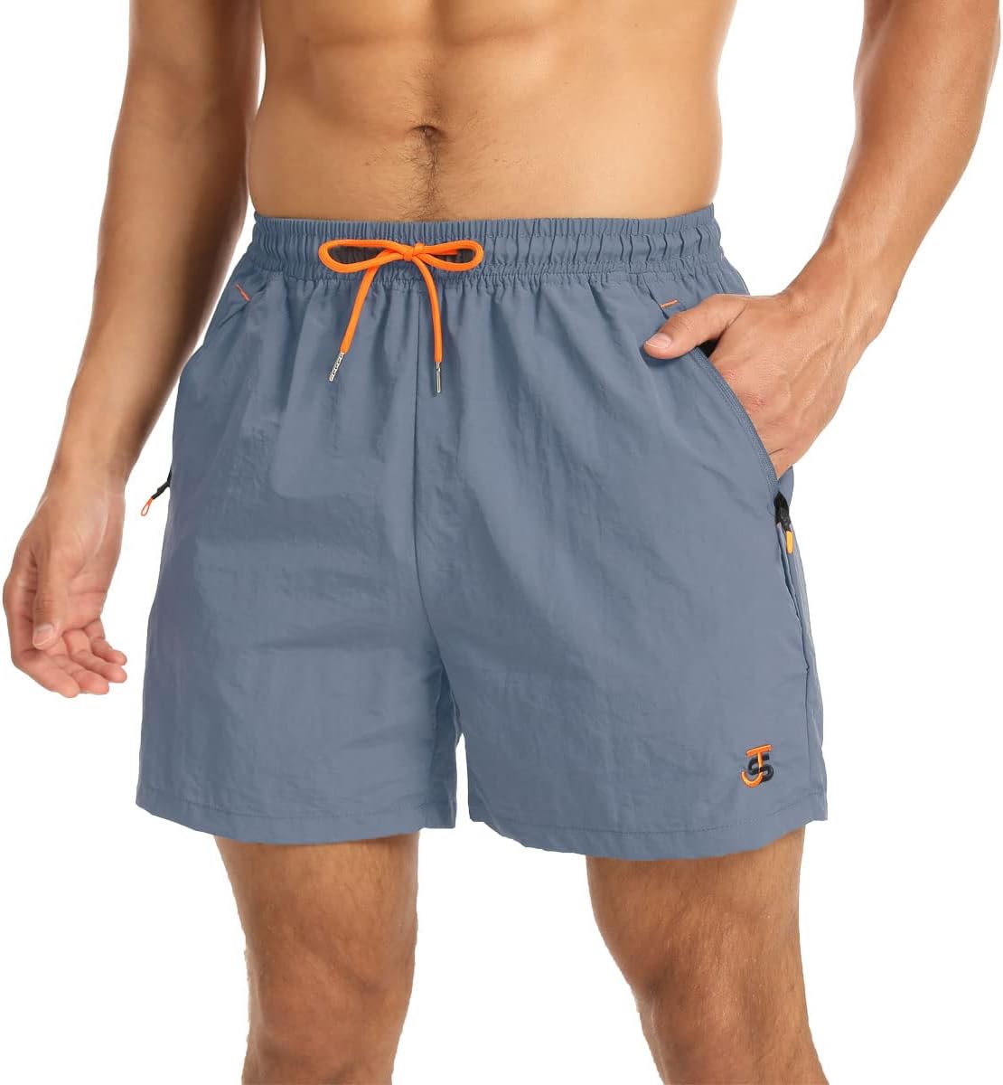Thumbnail 1 de JustSun Men’s Swim Shorts with Zip Pockets, Mesh Lining, Quick-Dry and Waterproof Performance