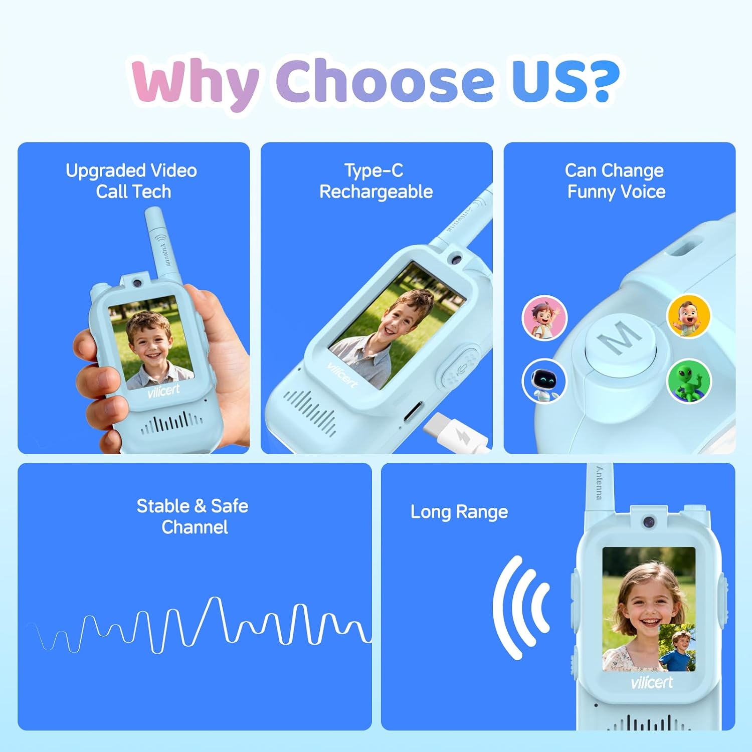 Detalle 1 de Video Walkie Talkies 3-12 Years