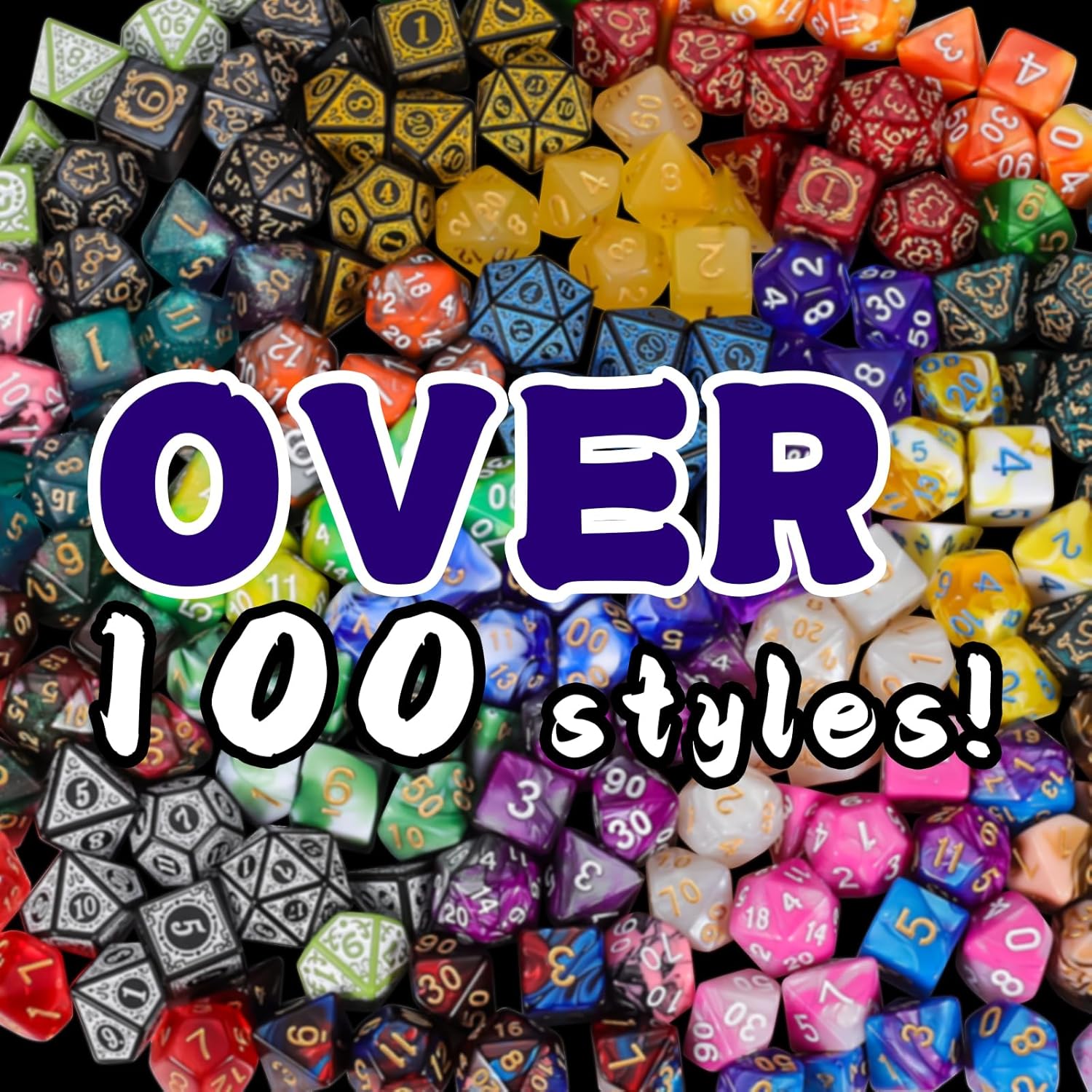 Thumbnail 1 de QMAY Mystery Dice 6x7 Polyhedral Sets