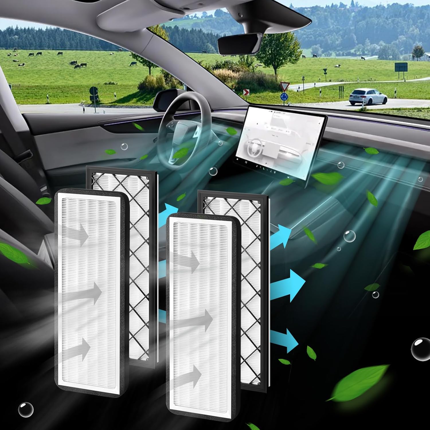 Thumbnail 6 de Tesla Model Y Cabin Air Filter HEPA
