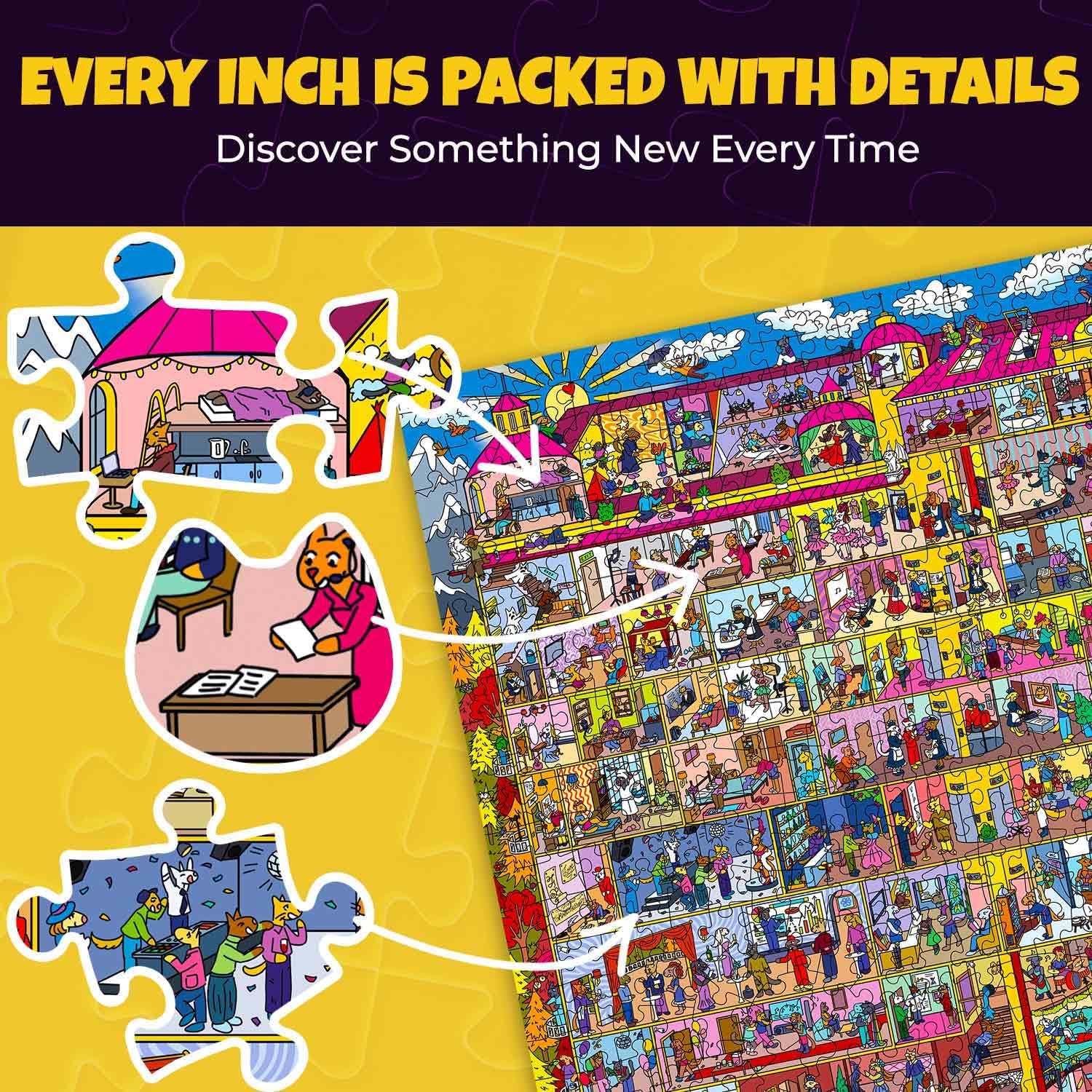 Detalle 2 de QUOKKA 1000 Piece Puzzle for Adults