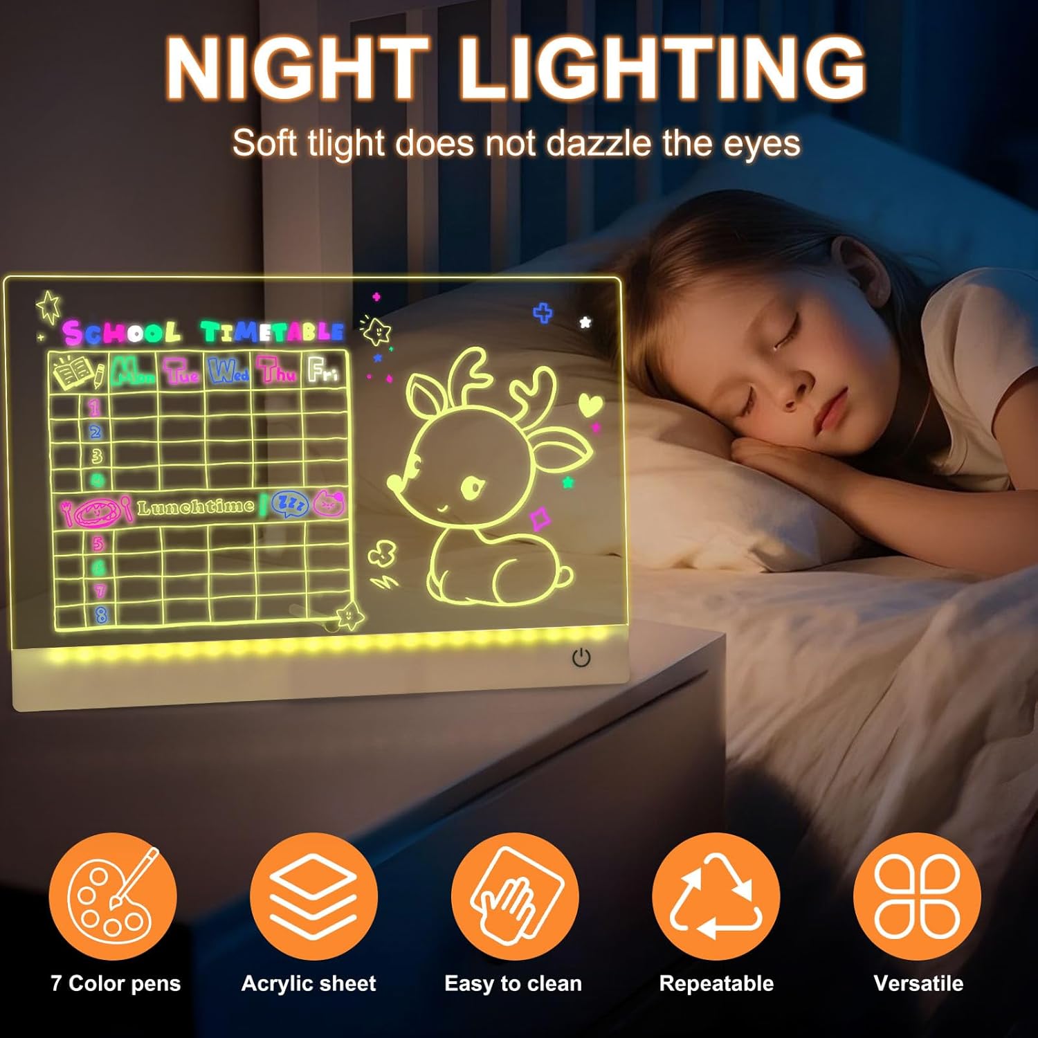 Thumbnail 2 de LED Notiztafel 30x20 cm 📋