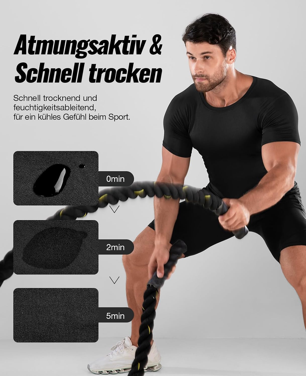 Detalle 1 de Niksa Funktionsshirt Herren Kompression