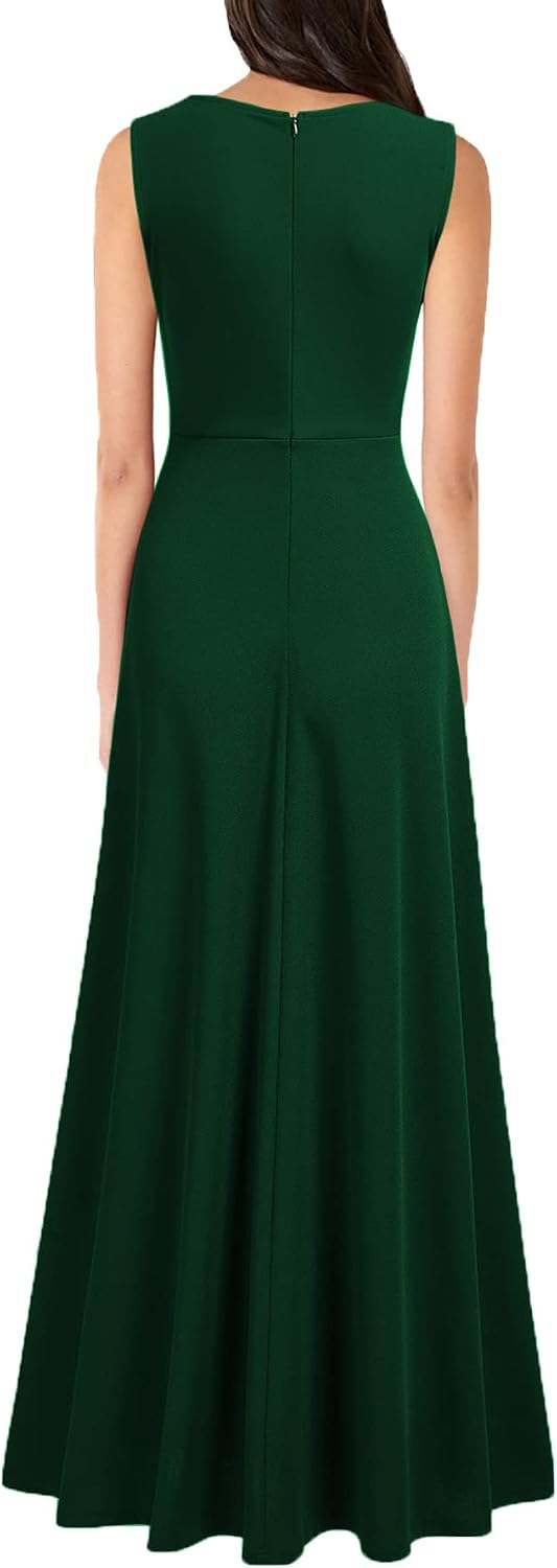 Thumbnail 1 de MUSHARE V Neck Sleeveless Formal Dress