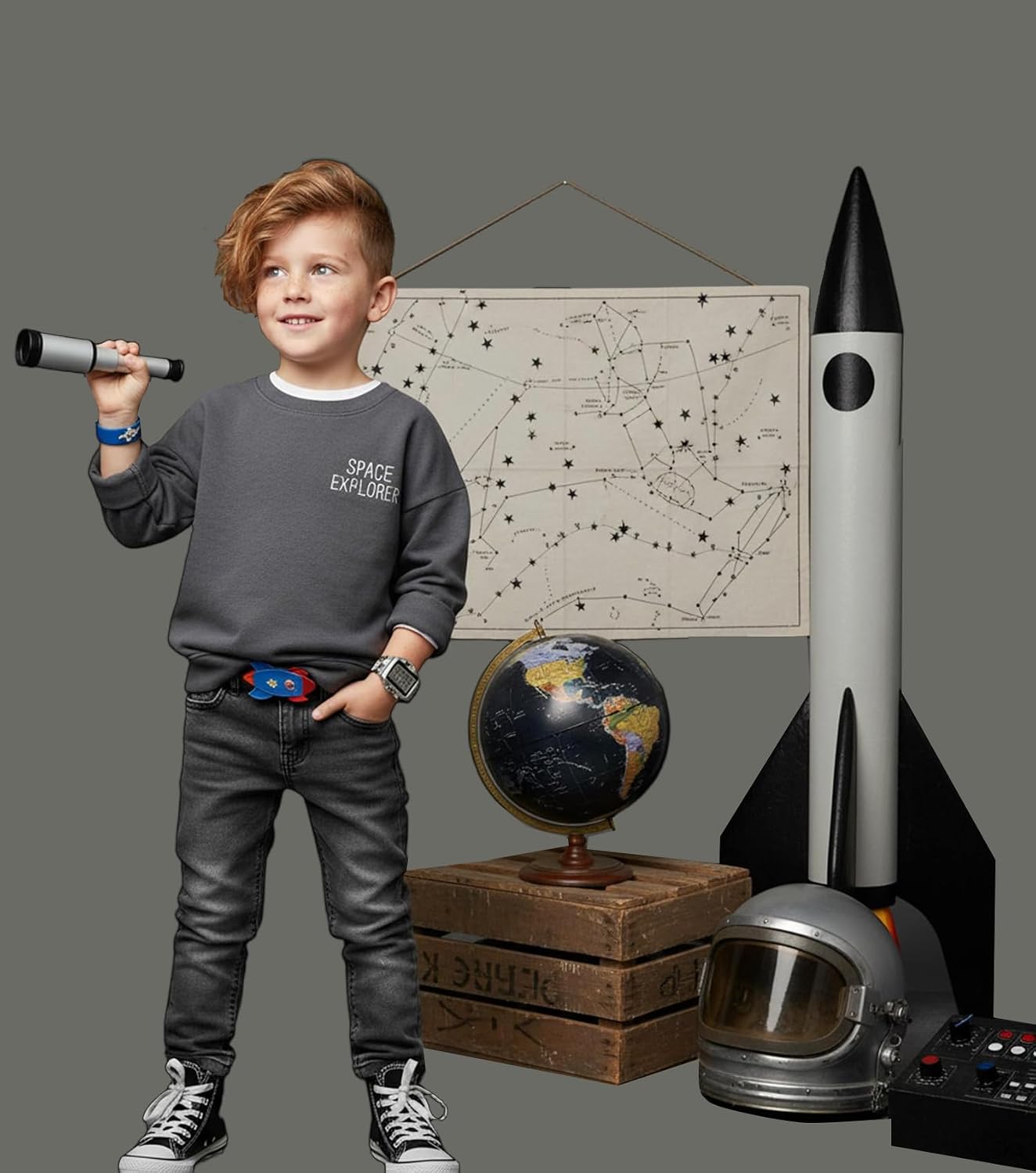 Thumbnail 4 de Kate Grey Backdrop 5x7ft (1.5x2.2m) - Premium Microfiber Portrait & Baby Photography Backdrop