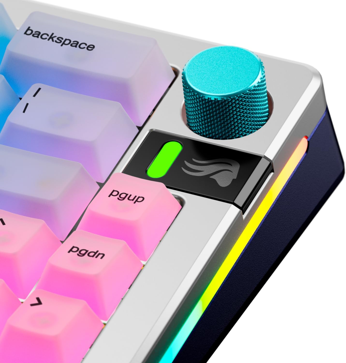 Detalle 2 de Glorious Gaming Rotary Knob – Aluminium‑Knopf für GMMK PRO, Arctic Blue
