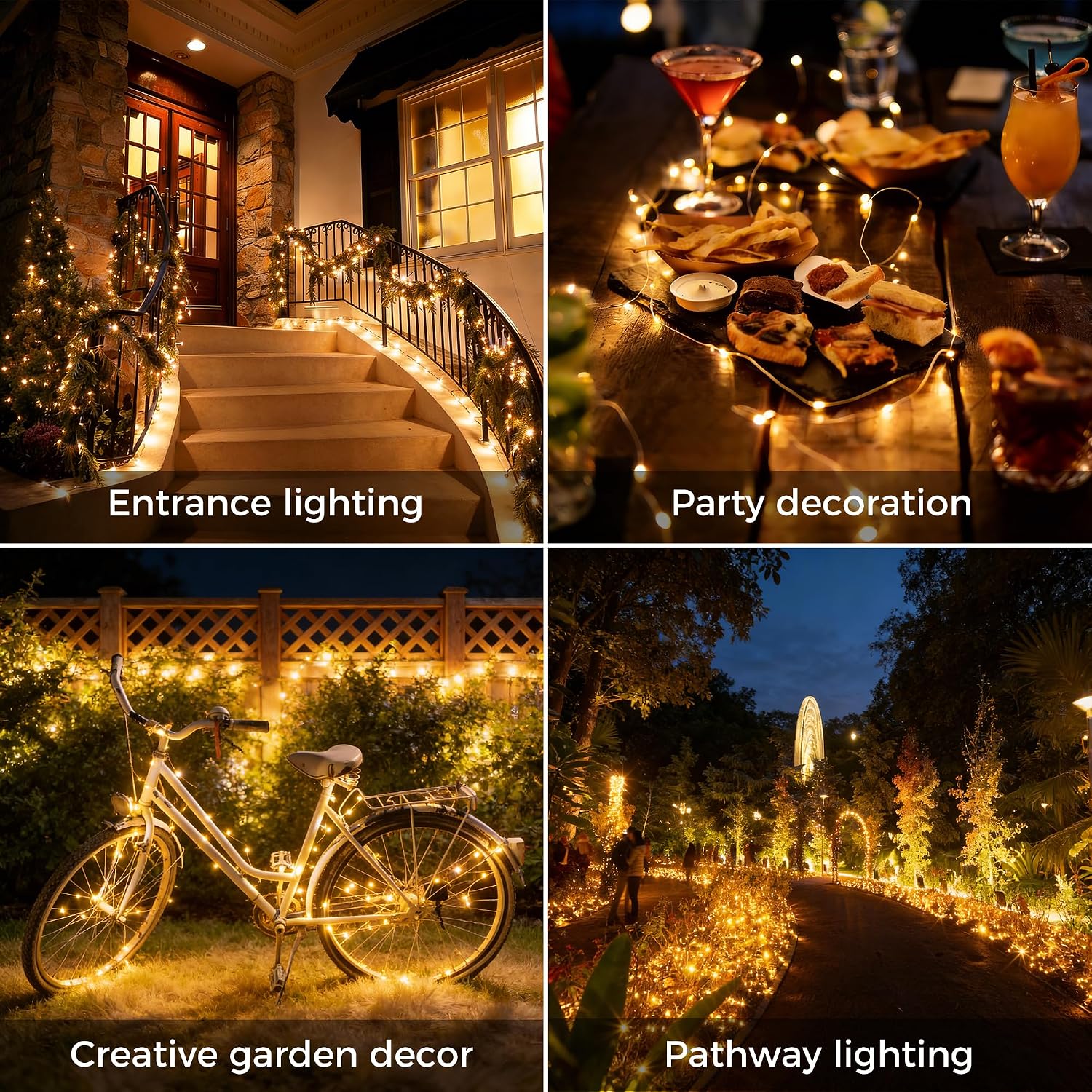 Thumbnail 6 de HeiPard Solar String Lights Outdoor – 2 Pack, 15m each, 150 LEDs