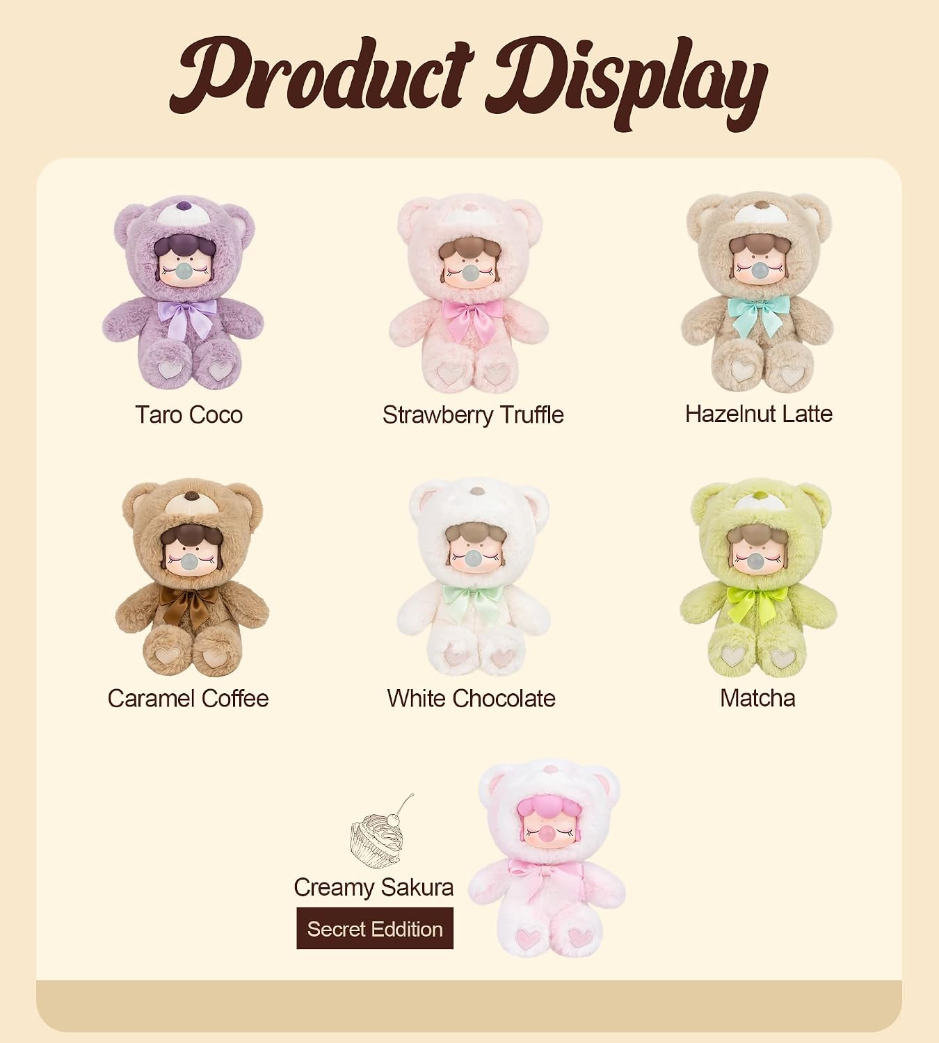 Detalle 2 de Rolife Nanci Cutie Bear Collectible Plush Toy