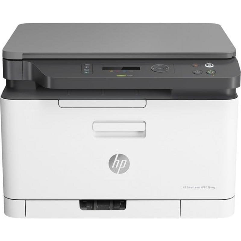 Detalle de HP Color Laser MFP 178nwg: Multifunción láser color con WiFi para oficinas compactas