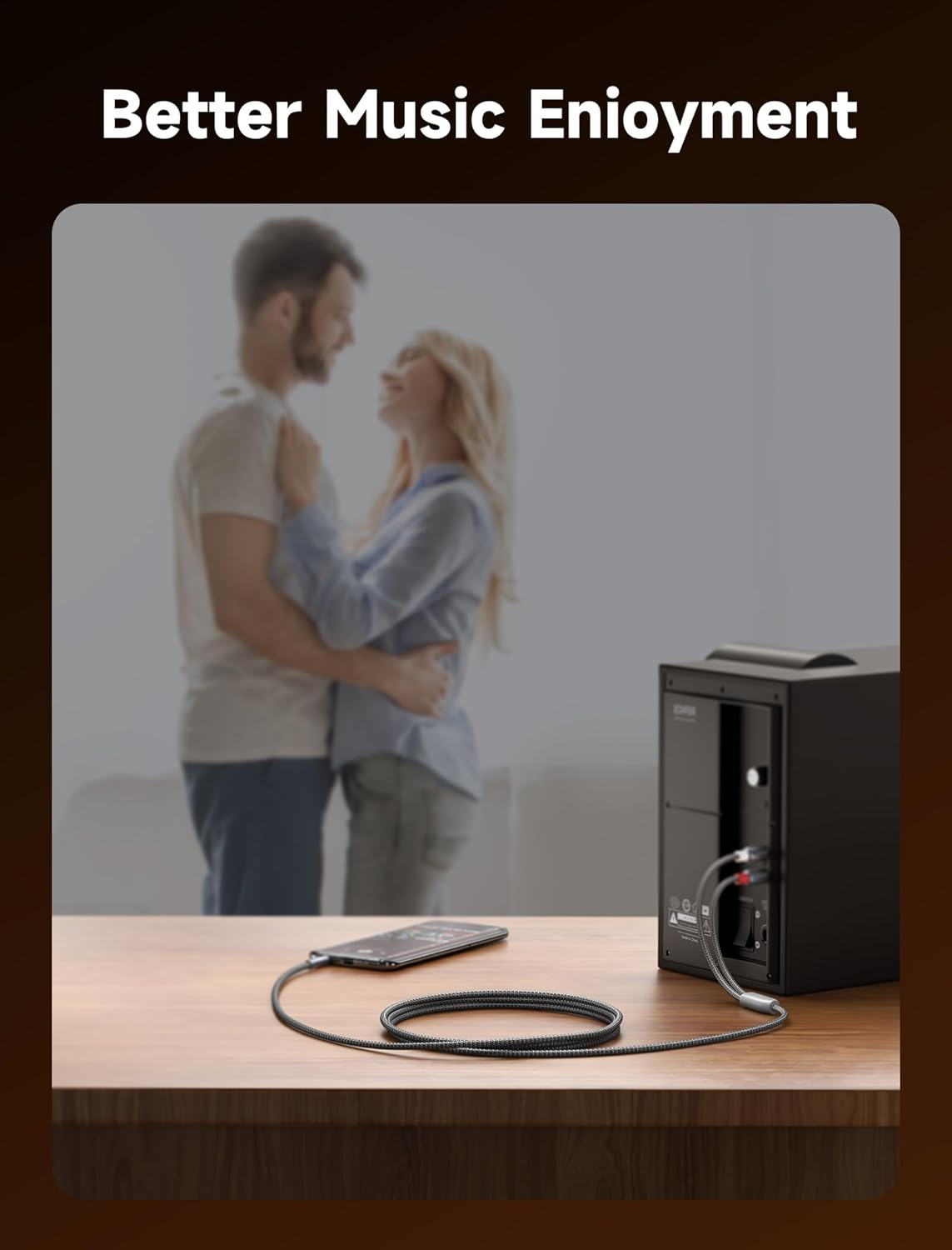 Thumbnail 6 de JSAUX RCA to 3.5mm Cable 6.6ft — aux cable