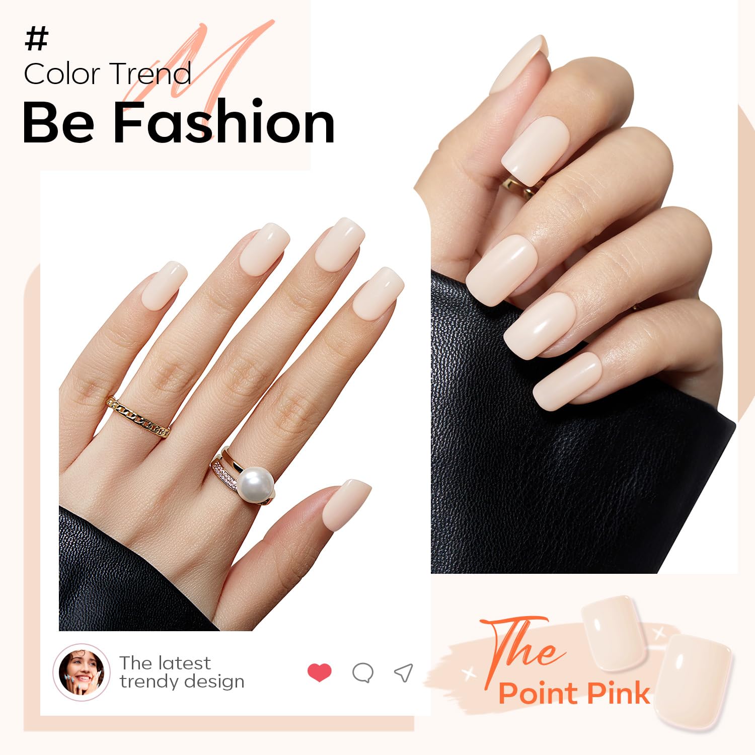 Detalle 2 de Modelones Press On Nails 32 pcs ๐
