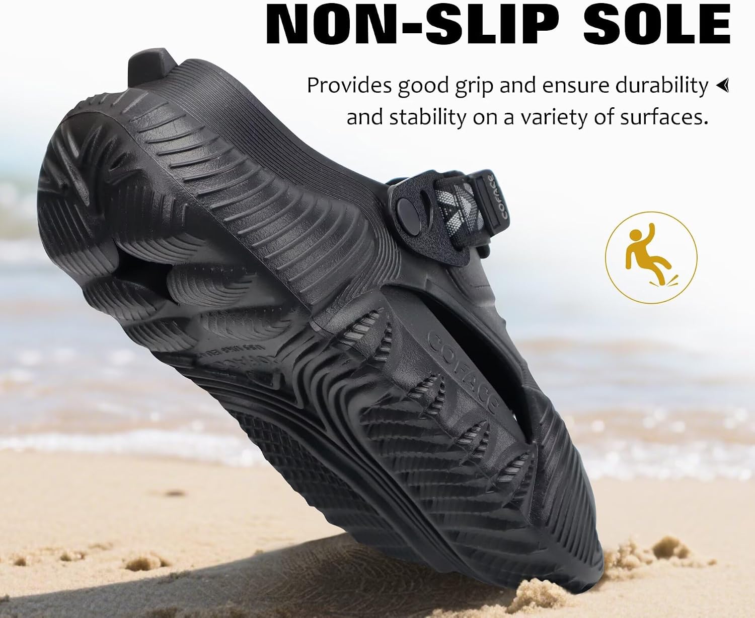 Thumbnail 5 de COFACE Mens Recovery Clogs: Orthopedic Arch Support & Thick Cushion Memory Foam Sandals