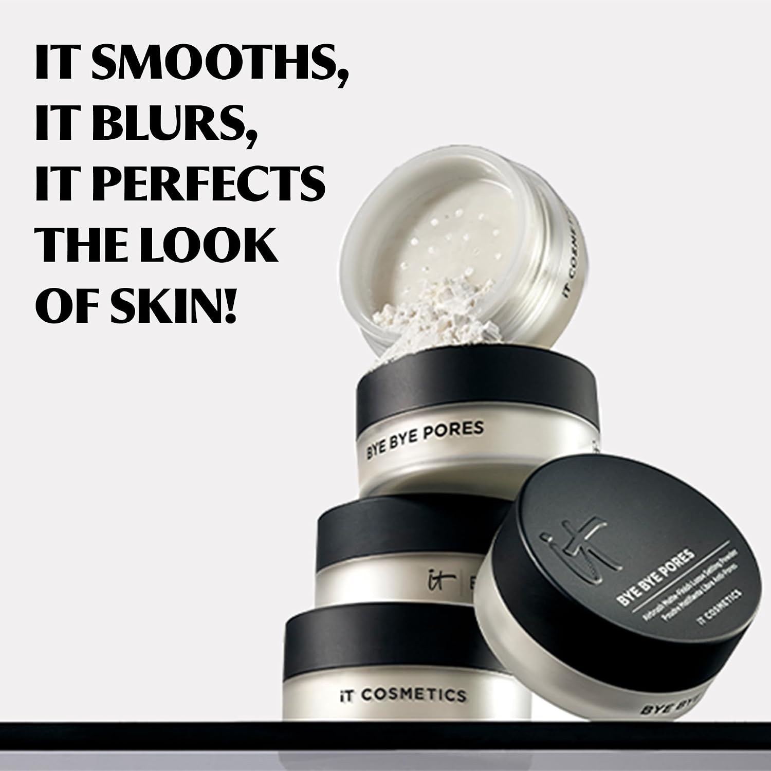 Detalle de IT Cosmetics AIT-034 Bye Bye Pores Loose Setting Powder, Translucent Matte Finish