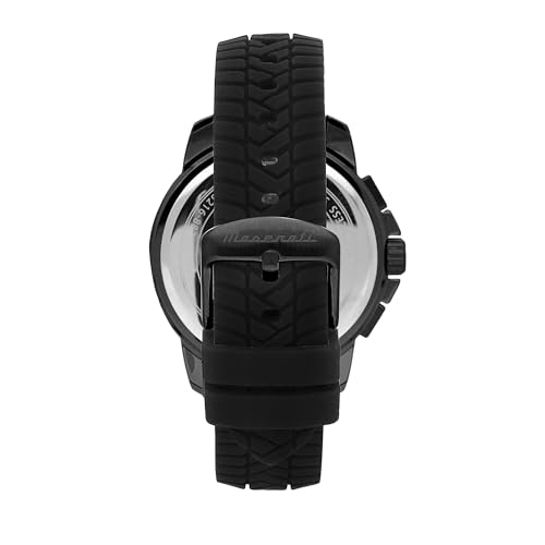 Thumbnail 2 de Maserati Orologio da uomo Collezione Successo – cassa in acciaio 44 mm, cinturino silicone nero